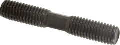 Value Collection - 7/8-9 3-3/4" OAL Fully Threaded Stud - Steel, Uncoated, 3-3/4" Long Thread Length - Caliber Tooling