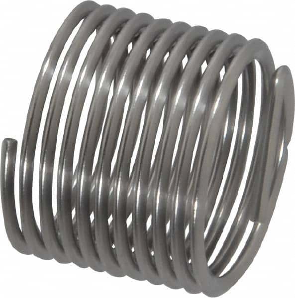 Heli-Coil - M14x1.25 Metric Fine, 3/4" OAL, Free Running Helical Insert - Tanged, Stainless Steel - Exact Industrial Supply