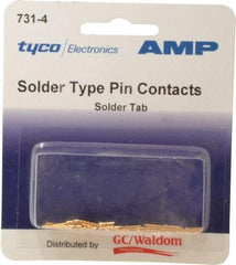 Tyco/Amp - 18 AWG Wire Modular Receptacle Plug Connector Pin Solder Cup Contact - Caliber Tooling