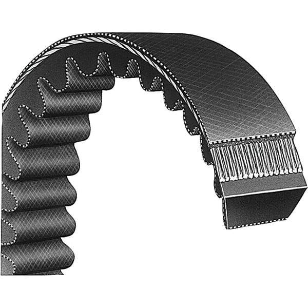 Bando - Section V, 1.813" Wide, 36" Outside Length, V-Belt - Neoprene Rubber, Black, Variable Speed - Caliber Tooling