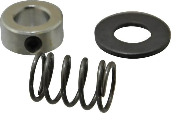 TE-CO - 5/8" Size, Black Oxide Coated Washer Clamp Support - Includes Shaft Collar, Spring & Washer - Caliber Tooling