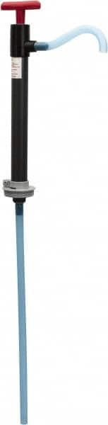 Made in USA - 9/16" Outlet, PVC Hand Operated Transfer Pump - 5 oz per Stroke, For Sanitary - Caliber Tooling