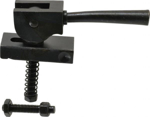 Value Collection - 3/8-16 Tap Size, Steel Strap Clamp Assembly - Center Cam, 5/8" Strap Thickness, 3/4" Travel, 3" Strap Len, 1-1/4" Strap Width - Caliber Tooling