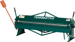 Tennsmith - 48-1/4 Inch Bending Length, Bench Machine Hand Brake - 61 Inch Wide, 22 Inch Deep, 31 Inch High - Caliber Tooling