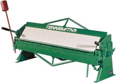 Tennsmith - 48-1/4 Inch Bending Length, Bench Machine Box and Pan Brake - 61 Inch Wide, 22 Inch Deep, 31 Inch High - Caliber Tooling