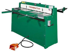 Tennsmith - 52-1/4 Inch Long Blade, Hydraulic Power Floor Shear - 61 Inch Wide x 25 Inch Deep x 42 Inch High, 0.0394 Inch Stainless Steel Capacity, 0.0630 Inch Mild Steel Capacity, 30 Inch Back Gauge Range - Caliber Tooling