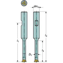 A327-16B64EC-09 Grooving Cutter - Caliber Tooling