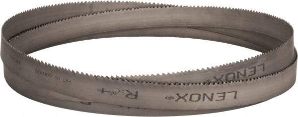 Lenox - 4 to 6 TPI, 12' 6" Long x 1-1/4" Wide x 0.042" Thick, Welded Band Saw Blade - Bi-Metal, Toothed Edge, Raker Tooth Set, Flexible Back - Caliber Tooling