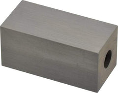 Mitutoyo - 2" Square Steel Gage Block - Accuracy Grade 0, Includes Certificate of Inspection - Caliber Tooling