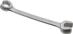 Proto - 9/16 x 9/16", Satin Finish, Combination Flare Nut Wrench - 12 Points, 6-15/16" OAL, Steel, Double End Head - Caliber Tooling