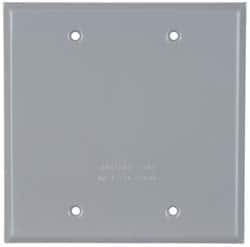 Cooper Crouse-Hinds - Electrical Outlet Box Aluminum Weatherproof Cover - Includes Gasket - Caliber Tooling