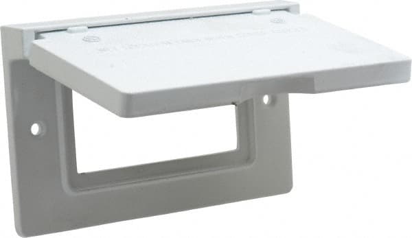 Cooper Crouse-Hinds - Electrical Outlet Box Aluminum Weatherproof Cover - Includes Gasket - Caliber Tooling