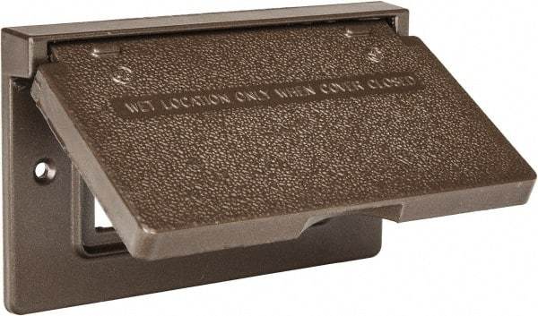 Cooper Crouse-Hinds - Electrical Outlet Box Aluminum Weatherproof Cover - Includes Gasket - Caliber Tooling