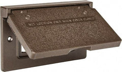 Cooper Crouse-Hinds - Electrical Outlet Box Aluminum Weatherproof Cover - Includes Gasket - Caliber Tooling