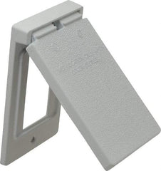 Cooper Crouse-Hinds - Electrical Outlet Box Aluminum Weatherproof Cover - Includes Gasket - Caliber Tooling