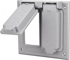 Cooper Crouse-Hinds - Electrical Outlet Box Aluminum Weatherproof Cover - Includes Gasket - Caliber Tooling