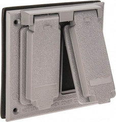 Cooper Crouse-Hinds - Electrical Outlet Box Aluminum Weatherproof Cover - Includes Gasket - Caliber Tooling