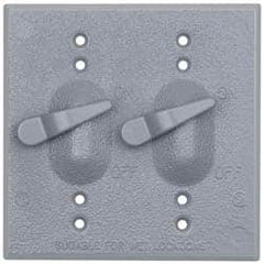 Cooper Crouse-Hinds - Electrical Outlet Box Aluminum Weatherproof Cover - Includes Gasket - Caliber Tooling