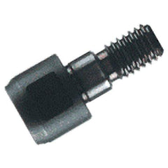 Iscar - T08 Connection to Tip, M08 Connection to Shank, Milling Tip Insert Threaded Extension - 0.9843 Inch Extension Length, 0.4606 Inch Max Diameter, FlexFit and Multimaster Series - Caliber Tooling