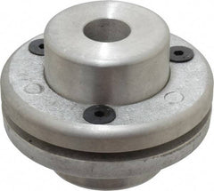 Made in USA - 6" Diam Contact Wheel Hub - 3/4" Arbor Hole, Quick Change - Caliber Tooling