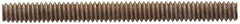 Value Collection - #6-32 2-1/2" OAL Fully Threaded Stud - Stainless Steel, Plain Finish - Caliber Tooling