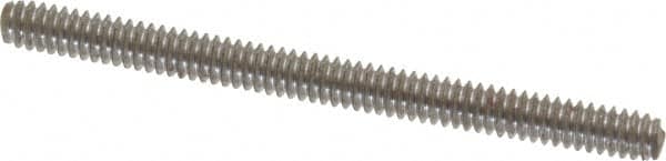 Value Collection - #10-24 2-1/2" OAL Fully Threaded Stud - Carbon Steel, Plain Finish - Caliber Tooling