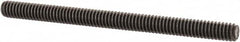 Value Collection - 1/4-20 3-1/2" OAL Fully Threaded Stud - Carbon Steel, Plain Finish - Caliber Tooling