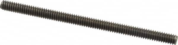 Value Collection - 1/4-20 4" OAL Fully Threaded Stud - Stainless Steel, Plain Finish - Caliber Tooling