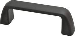 J.W. Winco - 4.33" Center to Center, Black Matte Finish Plastic Pull Handle - 1.57" High - Caliber Tooling