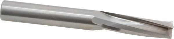 Onsrud - 1/2" Cutting Diam x 1-5/8" Length of Cut, 3 Flute, Upcut Spiral Router Bit - Uncoated, Right Hand Cut, Solid Carbide, 4" OAL x 1/2" Shank Diam, Three Edge, 10° Helix Angle - Caliber Tooling