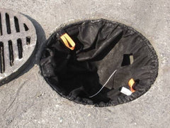 Enpac - Nonwoven Geo-Textile Catch Basin Insert - 27" to 29" Drain, Black, Use for Sediment Only - Caliber Tooling