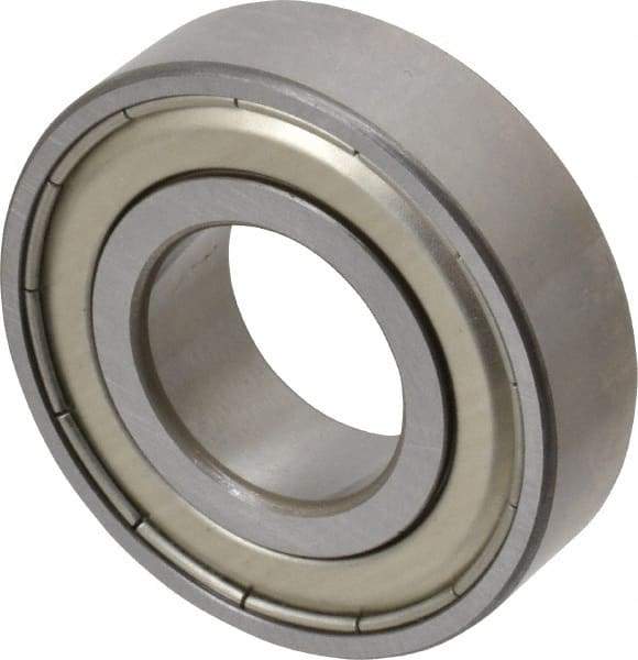 SKF - 3/4" Bore Diam, 1-5/8" OD, Double Shield Deep Groove Radial Ball Bearing - 7/16" Wide, 1 Row, Round Bore, 1,150 Lb Static Capacity, 2,100 Lb Dynamic Capacity - Caliber Tooling