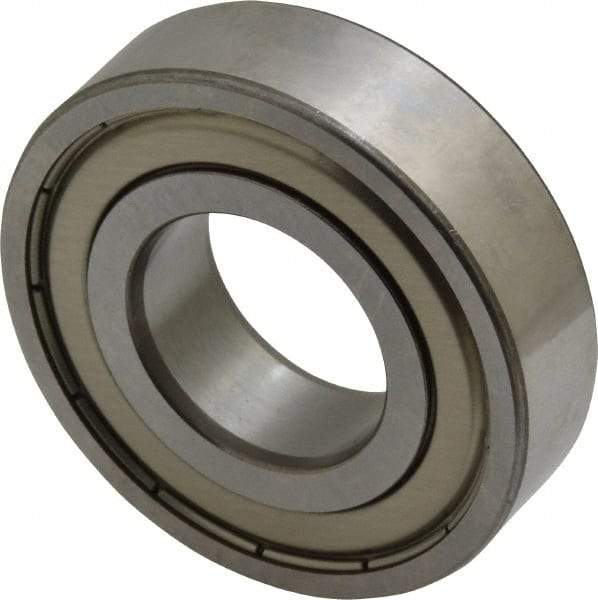 SKF - 7/8" Bore Diam, 1-7/8" OD, Double Shield Deep Groove Radial Ball Bearing - 1/2" Wide, 1 Row, Round Bore, 1,320 Lb Static Capacity, 2,270 Lb Dynamic Capacity - Caliber Tooling