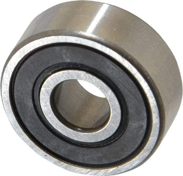 SKF - 1/4" Bore Diam, 3/4" OD, Double Seal Deep Groove Radial Ball Bearing - 9/32" Wide, 1 Row, Round Bore, 261 Lb Static Capacity, 632 Lb Dynamic Capacity - Caliber Tooling