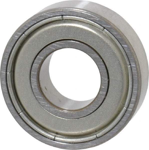 SKF - 3/8" Bore Diam, 7/8" OD, Double Shield Deep Groove Radial Ball Bearing - 9/32" Wide, 1 Row, Round Bore, 301 Lb Static Capacity, 746 Lb Dynamic Capacity - Caliber Tooling