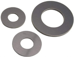 Made in USA - 3/8" Screw, Grade Gray PVC Standard Flat Washer - 0.437" ID x 1" OD, 0.062" Thick, Plain Finish - Caliber Tooling