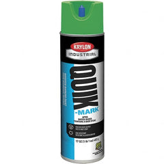 Krylon - 20 fl oz Green Marking Paint - 50 to 60 Sq Ft Coverage, Water-Based Formula - Caliber Tooling