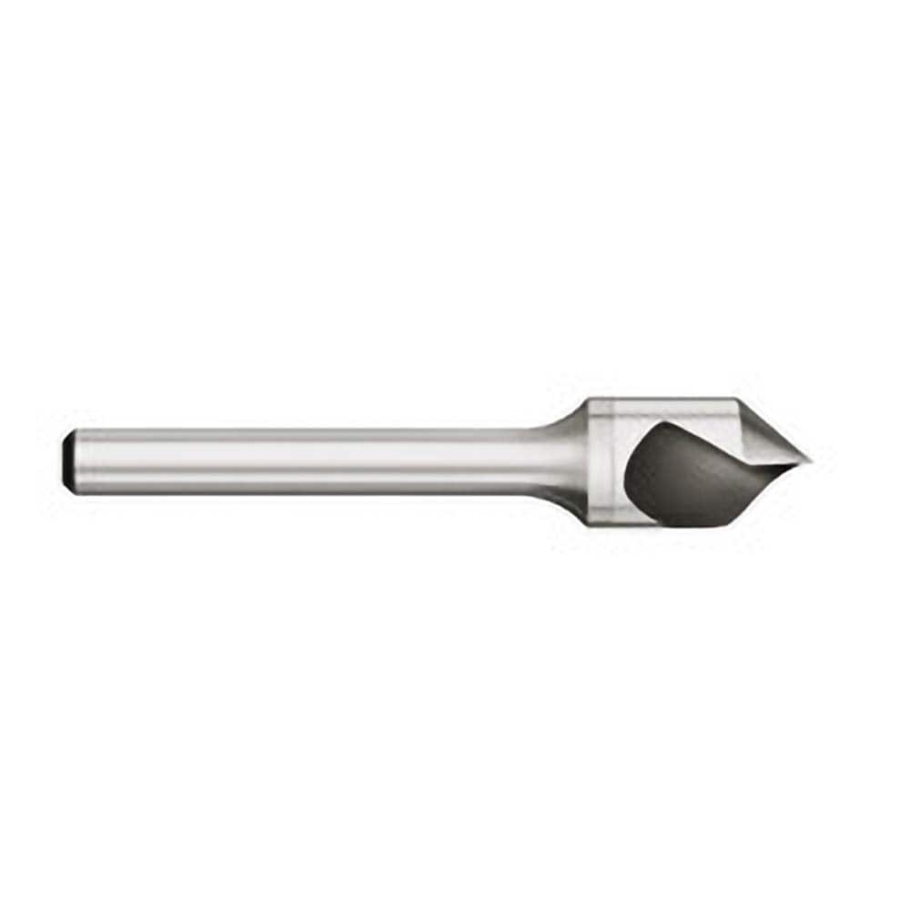 Titan USA - Countersinks; Head Diameter (Inch): 3/4 ; Head Diameter (Decimal Inch): 0.7500 ; Number of Flutes: 1 ; Included Angle: 60 ; Countersink Material: Solid Carbide ; Countersink Finish/Coating: Uncoated - Exact Industrial Supply