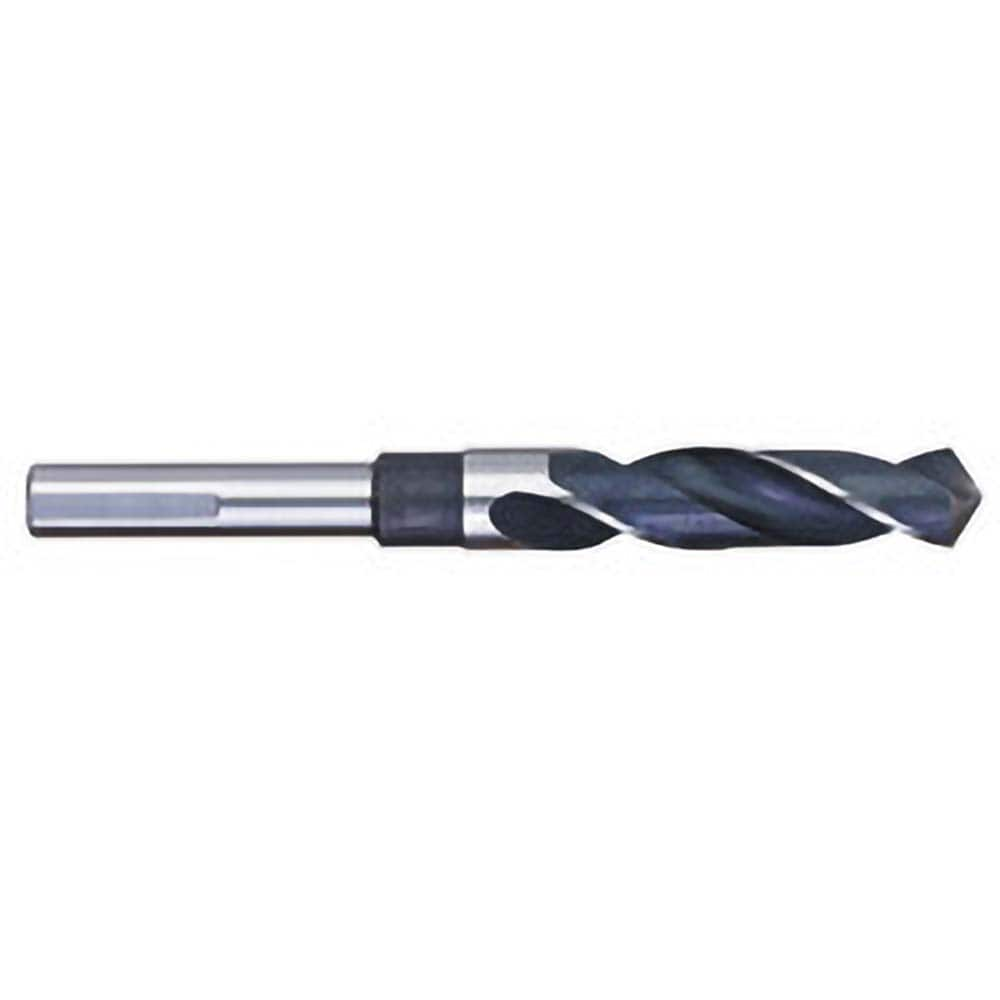 Titan USA - 1" 118° 1/2" Shank Uncoated High Speed Steel Silver & Deming Reduced Shank Drill Bit - Exact Industrial Supply