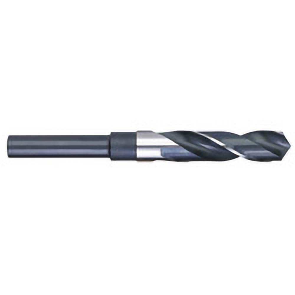 Titan USA - 1-3/8" 118° 1/2" Shank Uncoated High Speed Steel Silver & Deming Reduced Shank Drill Bit - Exact Industrial Supply