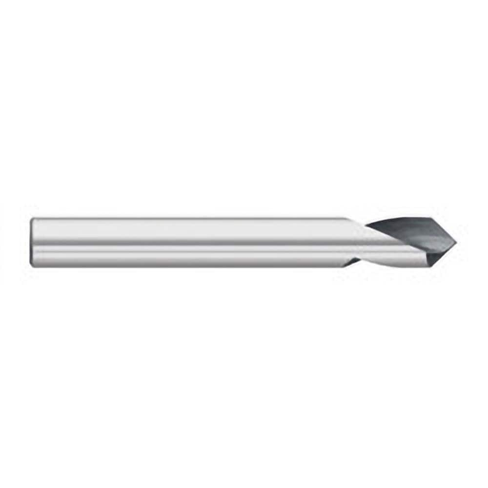 Titan USA - Spotting Drills; Body Diameter (Inch): 3/4 ; Body Diameter (Decimal Inch): 3/4 ; Drill Point Angle: 90 ; Spotting Drill Material: Solid Carbide ; Spotting Drill Finish/Coating: Uncoated ; Overall Length (Inch): 4 - Exact Industrial Supply