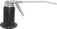 PRO-LUBE - 180 mL Capcity, 6" Long Rigid Spout, Pistol-Grip Oiler - Steel Pump, Steel Body, Powder Coated - Caliber Tooling