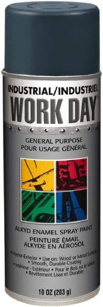 Krylon - Gray, Gloss, Enamel Spray Paint - 9 to 13 Sq Ft per Can, 10 oz Container, Use on Ceramics, Glass, Metal, Plaster, Wood - Caliber Tooling