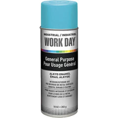 Krylon - Sky Blue, Gloss, Enamel Spray Paint - 9 to 13 Sq Ft per Can, 10 oz Container, Use on Ceramics, Glass, Metal, Plaster, Wood - Caliber Tooling