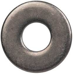 Made in USA - #4 Screw, Grade 300 Stainless Steel Standard Flat Washer - 1/8" ID x 0.312" OD, 0.025" Thick, Passivated Finish, Meets Military Specifications - Caliber Tooling