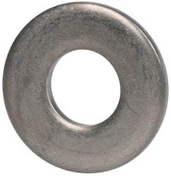 Made in USA - #12 Screw, Grade 300 Stainless Steel Standard Flat Washer - 1/4" ID x 0.562" OD, 0.051" Thick, Plain Finish, Meets Military Specifications - Caliber Tooling