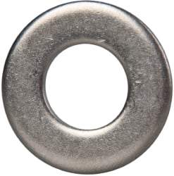 Made in USA - 5/16" Screw, Grade 300 Stainless Steel Standard Flat Washer - 0.343" ID x 0.687" OD, 0.051" Thick, Passivated Finish, Meets Military Specifications - Caliber Tooling