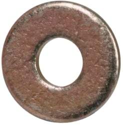 Made in USA - #0 Screw, Grade 1008/1010 Steel Standard Flat Washer - 0.078" ID x 0.188" OD, 0.02" Thick, Cadmium-Plated Finish, Meets Military Specifications - Caliber Tooling