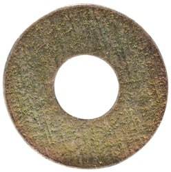 Made in USA - #2 Screw, Grade 1008/1010 Steel Standard Flat Washer - 0.094" ID x 1/4" OD, 0.018" Thick, Cadmium-Plated Finish, Meets Military Specifications - Caliber Tooling