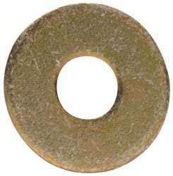 Made in USA - #4 Screw, Grade 1008/1010 Steel Standard Flat Washer - 1/8" ID x 3/8" OD, 0.03" Thick, Cadmium-Plated Finish, Meets Military Specifications - Caliber Tooling